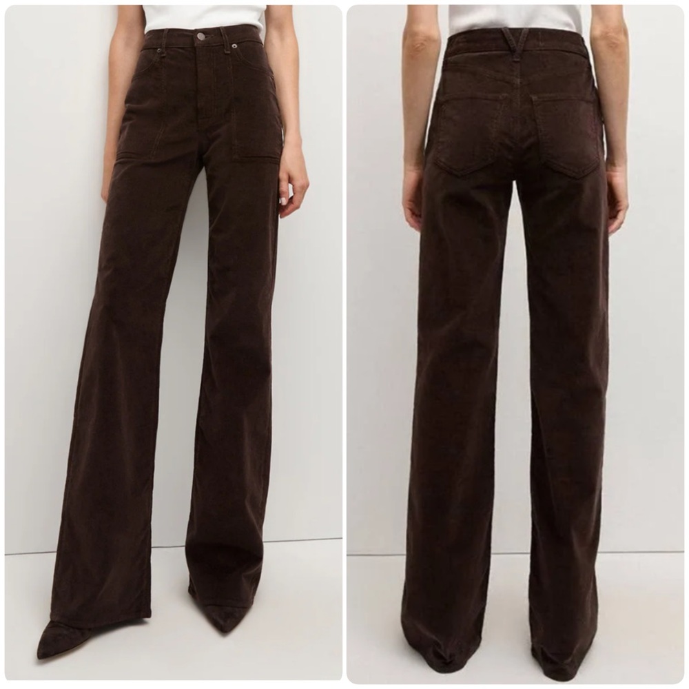 Veronica Beard Chocolate Brown Boot Cut Pants - Picture 2 of 9